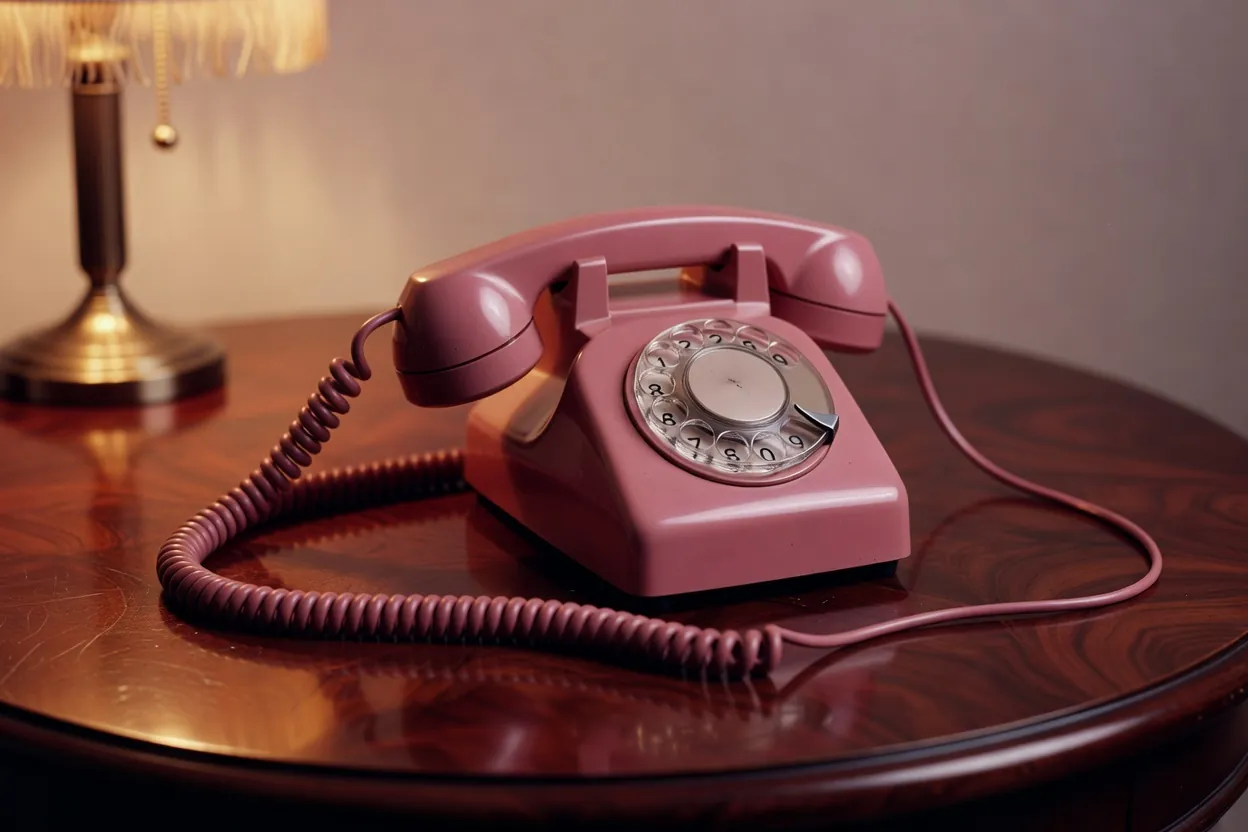 Femme en robe de dentelle au téléphone, allongée contre des coussins de velours