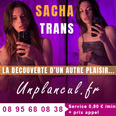 Sacha femme trans disponible au telephone rose